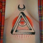 photo eye in triangle tattoo 03.03.2019 №307 - idea for eye in triangle tattoo - tattoovalue.net