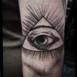 photo eye in triangle tattoo 03.03.2019 №316 - idea for eye in triangle tattoo - tattoovalue.net