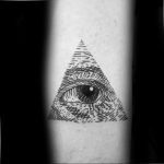 photo eye in triangle tattoo 03.03.2019 №050 - idea for eye in triangle tattoo - tattoovalue.net