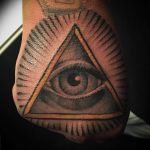 photo eye in triangle tattoo 03.03.2019 №058 - idea for eye in triangle tattoo - tattoovalue.net