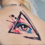 photo eye in triangle tattoo 03.03.2019 №061 - idea for eye in triangle tattoo - tattoovalue.net