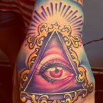 photo eye in triangle tattoo 03.03.2019 №110 - idea for eye in triangle tattoo - tattoovalue.net