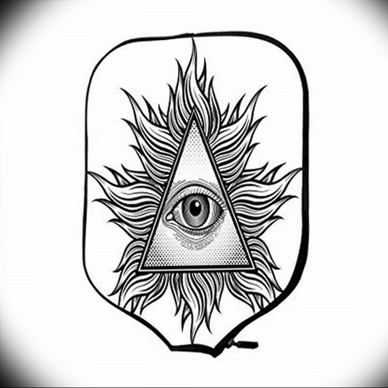 photo eye in triangle tattoo 03.03.2019 №113 - idea for eye in triangle tattoo - tattoovalue.net