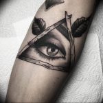 photo eye in triangle tattoo 03.03.2019 №131 - idea for eye in triangle tattoo - tattoovalue.net