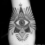 photo eye in triangle tattoo 03.03.2019 №150 - idea for eye in triangle tattoo - tattoovalue.net