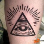 photo eye in triangle tattoo 03.03.2019 №153 - idea for eye in triangle tattoo - tattoovalue.net