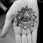 photo eye in triangle tattoo 03.03.2019 №168 - idea for eye in triangle tattoo - tattoovalue.net