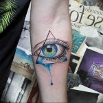 photo eye in triangle tattoo 03.03.2019 №176 - idea for eye in triangle tattoo - tattoovalue.net