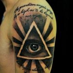 photo eye in triangle tattoo 03.03.2019 №185 - idea for eye in triangle tattoo - tattoovalue.net