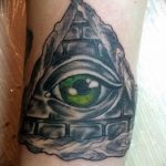 photo eye in triangle tattoo 03.03.2019 №187 - idea for eye in triangle tattoo - tattoovalue.net