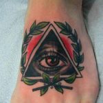 photo eye in triangle tattoo 03.03.2019 №188 - idea for eye in triangle tattoo - tattoovalue.net