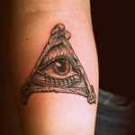 photo eye in triangle tattoo 03.03.2019 №190 - idea for eye in triangle tattoo - tattoovalue.net