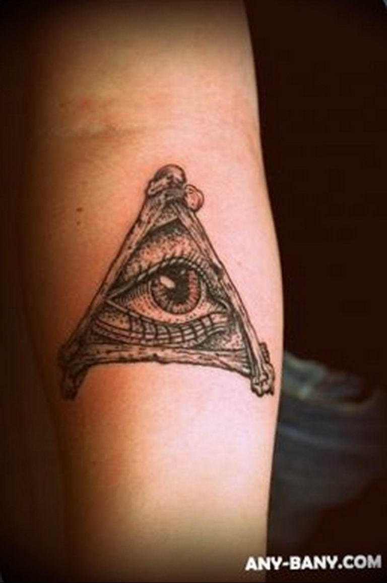 photo eye in triangle tattoo 03.03.2019 №190 - idea for eye in triangle tattoo - tattoovalue.net