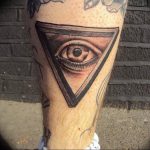photo eye in triangle tattoo 03.03.2019 №212 - idea for eye in triangle tattoo - tattoovalue.net
