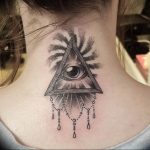 photo eye in triangle tattoo 03.03.2019 №223 - idea for eye in triangle tattoo - tattoovalue.net