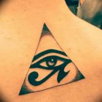 photo eye in triangle tattoo 03.03.2019 №229 - idea for eye in triangle tattoo - tattoovalue.net
