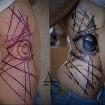 photo eye in triangle tattoo 03.03.2019 №233 - idea for eye in triangle tattoo - tattoovalue.net