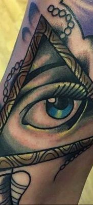 photo eye in triangle tattoo 03.03.2019 №236 – idea for eye in triangle tattoo – tattoovalue.net