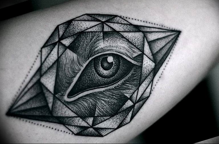 photo eye in triangle tattoo 03.03.2019 №237 - idea for eye in triangle tattoo - tattoovalue.net