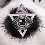 photo eye in triangle tattoo 03.03.2019 №238 - idea for eye in triangle tattoo - tattoovalue.net