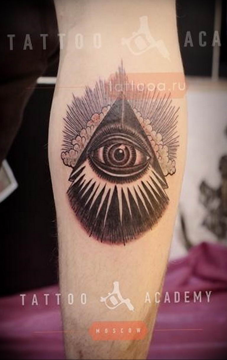 photo eye in triangle tattoo 03.03.2019 №243 - idea for eye in triangle tattoo - tattoovalue.net