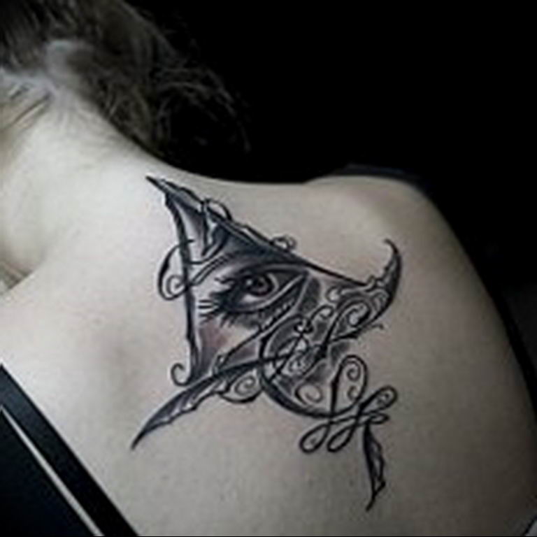 photo eye in triangle tattoo 03.03.2019 №244 - idea for eye in triangle tattoo - tattoovalue.net