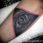 photo eye in triangle tattoo 03.03.2019 №249 - idea for eye in triangle tattoo - tattoovalue.net