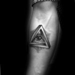 photo eye in triangle tattoo 03.03.2019 №276 - idea for eye in triangle tattoo - tattoovalue.net