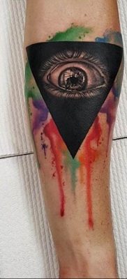 photo eye in triangle tattoo 03.03.2019 №277 – idea for eye in triangle tattoo – tattoovalue.net