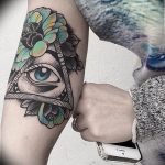 photo eye in triangle tattoo 03.03.2019 №286 - idea for eye in triangle tattoo - tattoovalue.net