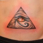 photo eye in triangle tattoo 03.03.2019 №313 - idea for eye in triangle tattoo - tattoovalue.net