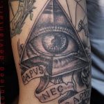 photo eye in triangle tattoo 03.03.2019 №317 - idea for eye in triangle tattoo - tattoovalue.net