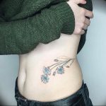 photo tattoo cornflower 03.03.2019 №116 - idea for a tattoo with cornflower - tattoovalue.net