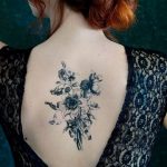 photo tattoo cornflower 03.03.2019 №109 - idea for a tattoo with cornflower - tattoovalue.net