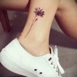 photo tattoo cornflower 03.03.2019 №123 - idea for a tattoo with cornflower - tattoovalue.net