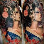 photo tattoo geisha 01.03.2019 №140 - geisha tattoo design idea - tattoovalue.net