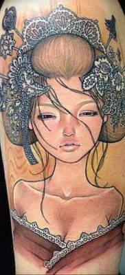 photo tattoo geisha 01.03.2019 №145 – geisha tattoo design idea – tattoovalue.net