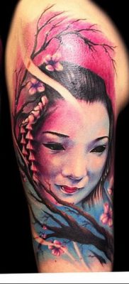 photo tattoo geisha 01.03.2019 №359 – geisha tattoo design idea – tattoovalue.net