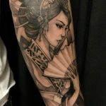 photo tattoo geisha 01.03.2019 №002 - geisha tattoo design idea - tattoovalue.net