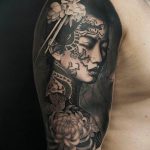 photo tattoo geisha 01.03.2019 №004 - geisha tattoo design idea - tattoovalue.net