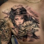 photo tattoo geisha 01.03.2019 №007 - geisha tattoo design idea - tattoovalue.net