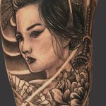 photo tattoo geisha 01.03.2019 №010 - geisha tattoo design idea - tattoovalue.net