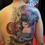 photo tattoo geisha 01.03.2019 №026 - geisha tattoo design idea - tattoovalue.net