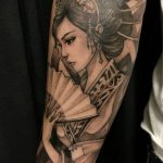 photo tattoo geisha 01.03.2019 №028 - geisha tattoo design idea - tattoovalue.net