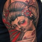 photo tattoo geisha 01.03.2019 №039 - geisha tattoo design idea - tattoovalue.net