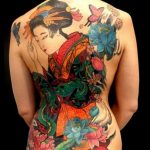 photo tattoo geisha 01.03.2019 №055 - geisha tattoo design idea - tattoovalue.net