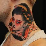 photo tattoo geisha 01.03.2019 №072 - geisha tattoo design idea - tattoovalue.net