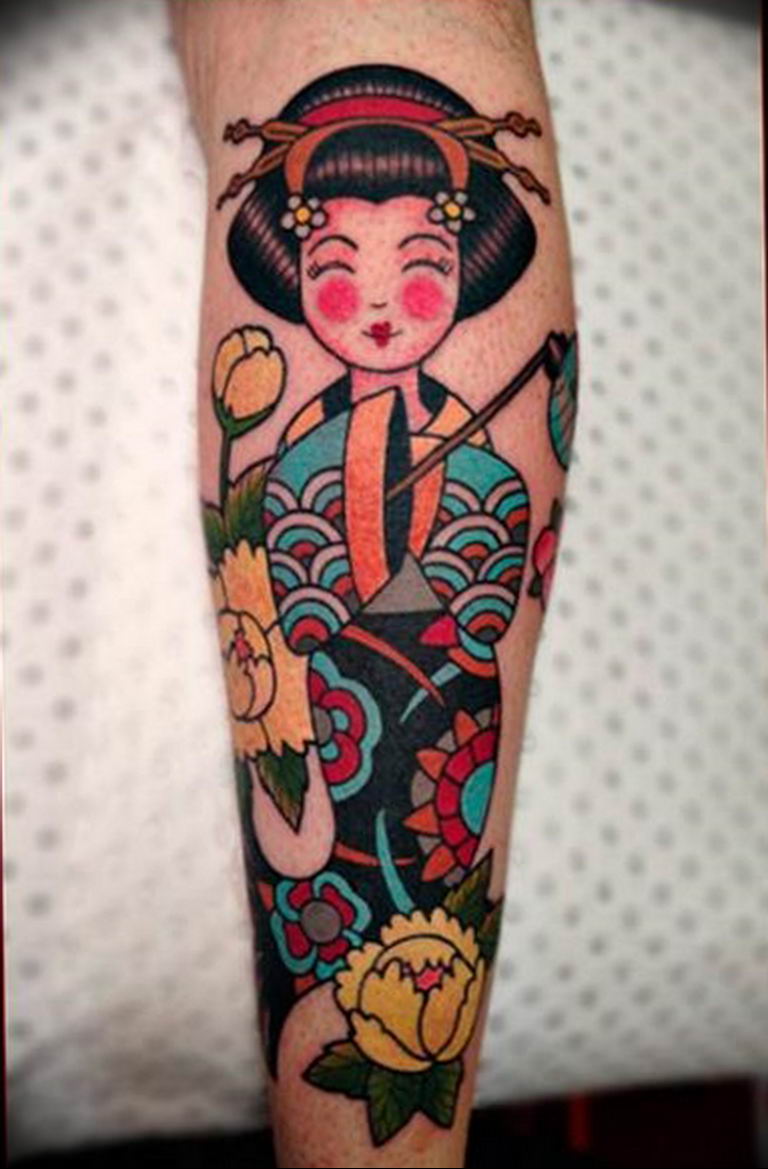photo tattoo geisha 01.03.2019 №103 - geisha tattoo design idea - tattoovalue.net