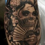 photo tattoo geisha 01.03.2019 №108 - geisha tattoo design idea - tattoovalue.net