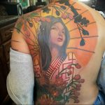 photo tattoo geisha 01.03.2019 №110 - geisha tattoo design idea - tattoovalue.net